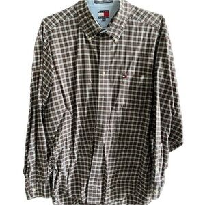 TOMMY‎ HILFIGER ClassicPlaid Button Down, Size XL